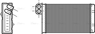 Ava Quality Cooling PE 6015 - Теплообмінник, опалення салону avtolavka.club