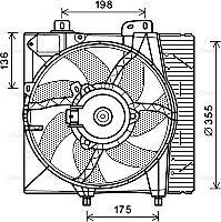 Ava Quality Cooling PE7550 - Вентилятор, охолодження двигуна avtolavka.club