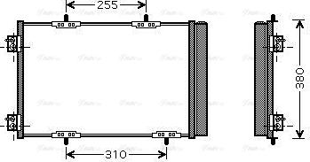 Ava Quality Cooling PEA5291D - Конденсатор, кондиціонер avtolavka.club