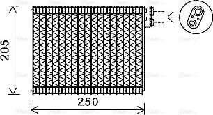 Ava Quality Cooling PE V352 - Випарник, кондиціонер avtolavka.club