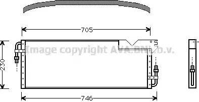 Ava Quality Cooling PR 5018 - Конденсатор, кондиціонер avtolavka.club