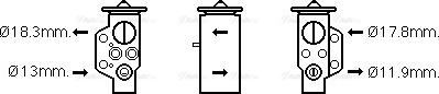 Ava Quality Cooling PR1076 - Розширювальний клапан, кондиціонер avtolavka.club
