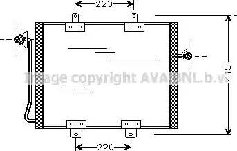 Ava Quality Cooling RT 5176 - Конденсатор, кондиціонер avtolavka.club