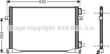 Ava Quality Cooling RT 5391 - Конденсатор, кондиціонер avtolavka.club