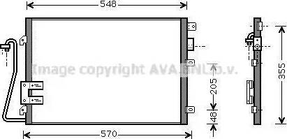 Ava Quality Cooling RT5275D - Конденсатор, кондиціонер avtolavka.club