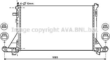 Ava Quality Cooling RT2644 - Радіатор, охолодження двигуна avtolavka.club