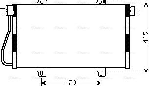 Ava Quality Cooling RTA5352 - Конденсатор, кондиціонер avtolavka.club