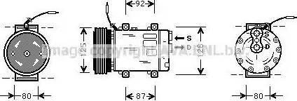 Ava Quality Cooling RT K067 - Компресор, кондиціонер avtolavka.club