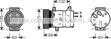 Ava Quality Cooling RT K367 - Компресор, кондиціонер avtolavka.club