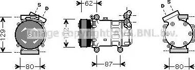 Ava Quality Cooling RT K331 - Компресор, кондиціонер avtolavka.club