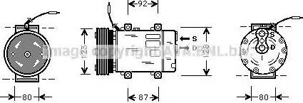 Ava Quality Cooling RT K243 - Компресор, кондиціонер avtolavka.club