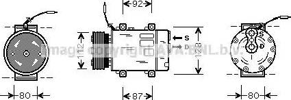 Ava Quality Cooling RT K286 - Компресор, кондиціонер avtolavka.club