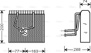 Ava Quality Cooling RT V173 - Випарник, кондиціонер avtolavka.club