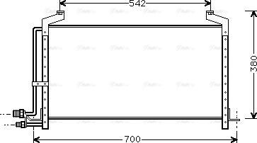 Ava Quality Cooling SB 5031 - Конденсатор, кондиціонер avtolavka.club