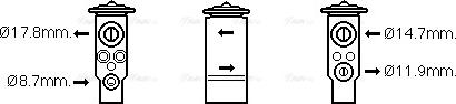 Ava Quality Cooling SB1076 - Розширювальний клапан, кондиціонер avtolavka.club