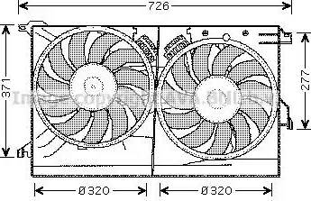 Ava Quality Cooling SB 7502 - Вентилятор, охолодження двигуна avtolavka.club