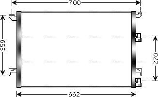 Ava Quality Cooling SBA5058 - Конденсатор, кондиціонер avtolavka.club