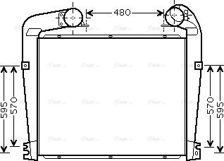 Ava Quality Cooling SC 4022 - Интеркулер avtolavka.club