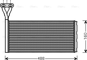 Ava Quality Cooling SC6015 - Теплообмінник, опалення салону avtolavka.club