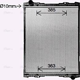 Ava Quality Cooling SC2063 - Радіатор, охолодження двигуна avtolavka.club