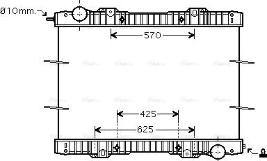 Ava Quality Cooling SC2020N - Радіатор, охолодження двигуна avtolavka.club