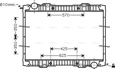 Ava Quality Cooling SC 2020 - Радіатор, охолодження двигуна avtolavka.club