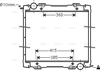 Ava Quality Cooling SC 2027 - Радіатор, охолодження двигуна avtolavka.club