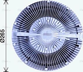 Ava Quality Cooling SCC060 - Зчеплення, вентилятор радіатора avtolavka.club