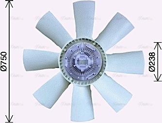 Ava Quality Cooling SCF056 - Вентилятор, охолодження двигуна avtolavka.club