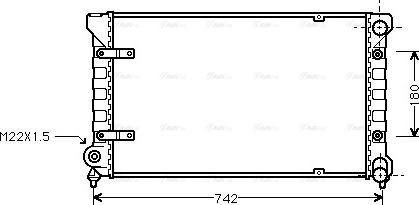 Ava Quality Cooling ST 2009 - Радіатор, охолодження двигуна avtolavka.club