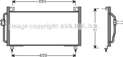 Ava Quality Cooling SU 5038 - Конденсатор, кондиціонер avtolavka.club