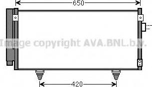 Ava Quality Cooling SU 5077 - Конденсатор, кондиціонер avtolavka.club