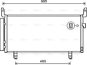 Ava Quality Cooling SU5104D - Конденсатор, кондиціонер avtolavka.club