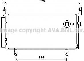 Ava Quality Cooling SU5104 - Конденсатор, кондиціонер avtolavka.club