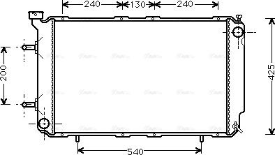 Ava Quality Cooling SU 2032 - Радіатор, охолодження двигуна avtolavka.club