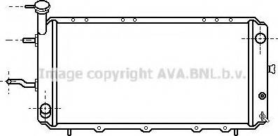 Ava Quality Cooling SU 2023 - Радіатор, охолодження двигуна avtolavka.club