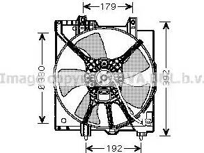 Ava Quality Cooling SU 7509 - Вентилятор, охолодження двигуна avtolavka.club