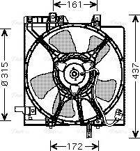 Ava Quality Cooling SU 7510 - Вентилятор, охолодження двигуна avtolavka.club