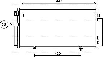 Ava Quality Cooling SUA5078D - Конденсатор, кондиціонер avtolavka.club