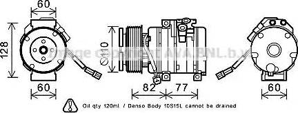 Ava Quality Cooling SUK101 - Компресор, кондиціонер avtolavka.club