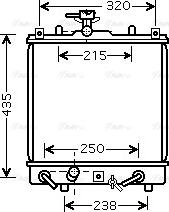 Ava Quality Cooling SZ 2095 - Радіатор, охолодження двигуна avtolavka.club