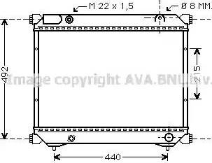 Ava Quality Cooling SZ 2039 - Радіатор, охолодження двигуна avtolavka.club