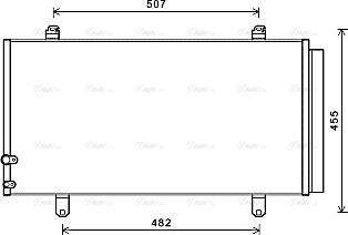 Ava Quality Cooling TO5698D - Конденсатор, кондиціонер avtolavka.club