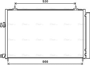 Ava Quality Cooling TO5679D - Конденсатор, кондиціонер avtolavka.club