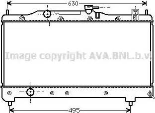 Ava Quality Cooling TOA2237 - Радіатор, охолодження двигуна avtolavka.club