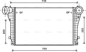 Ava Quality Cooling VN4319 - Интеркулер avtolavka.club