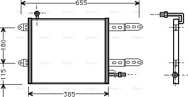 Ava Quality Cooling VN5150 - Конденсатор, кондиціонер avtolavka.club