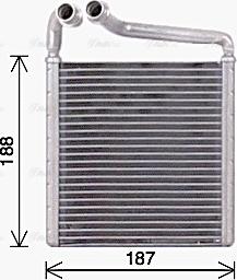 Ava Quality Cooling VN6416 - Теплообмінник, опалення салону avtolavka.club