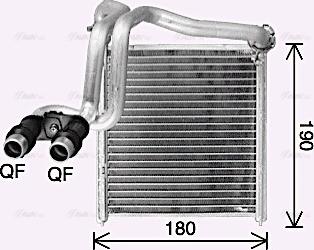 Ava Quality Cooling VN6438 - Теплообмінник, опалення салону avtolavka.club