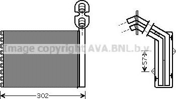 Ava Quality Cooling VN6202 - Теплообмінник, опалення салону avtolavka.club